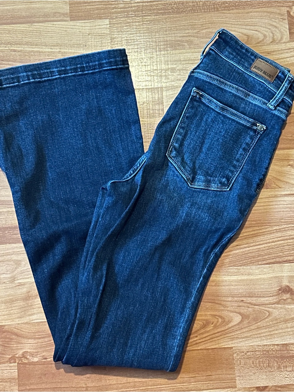 EUC size 1/25 Judy Blue Dark Indigo Flare Jeans